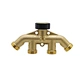4way brass ball valve with America standard
