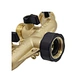 4way brass ball valve with America standard